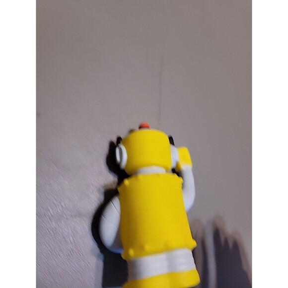 Yo Gabba Gabba Plex Yellow Robot 2008 Spin Master PVC Figure 3.5” Cake Topper - Picture 3 of 4